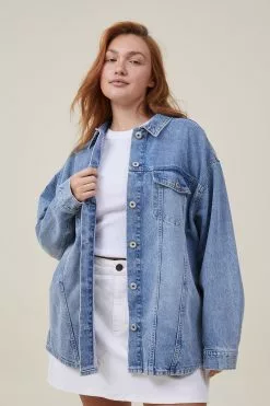 COTTON ON Curve The Denim Shacket