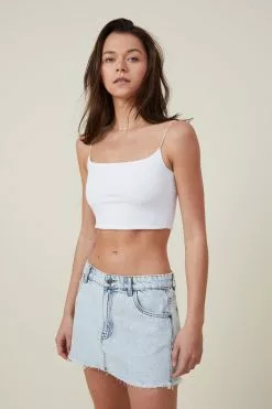 COTTON ON Denim Low Rise Mini Skirt
