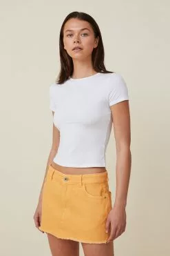 COTTON ON Denim Low Rise Mini Skirt