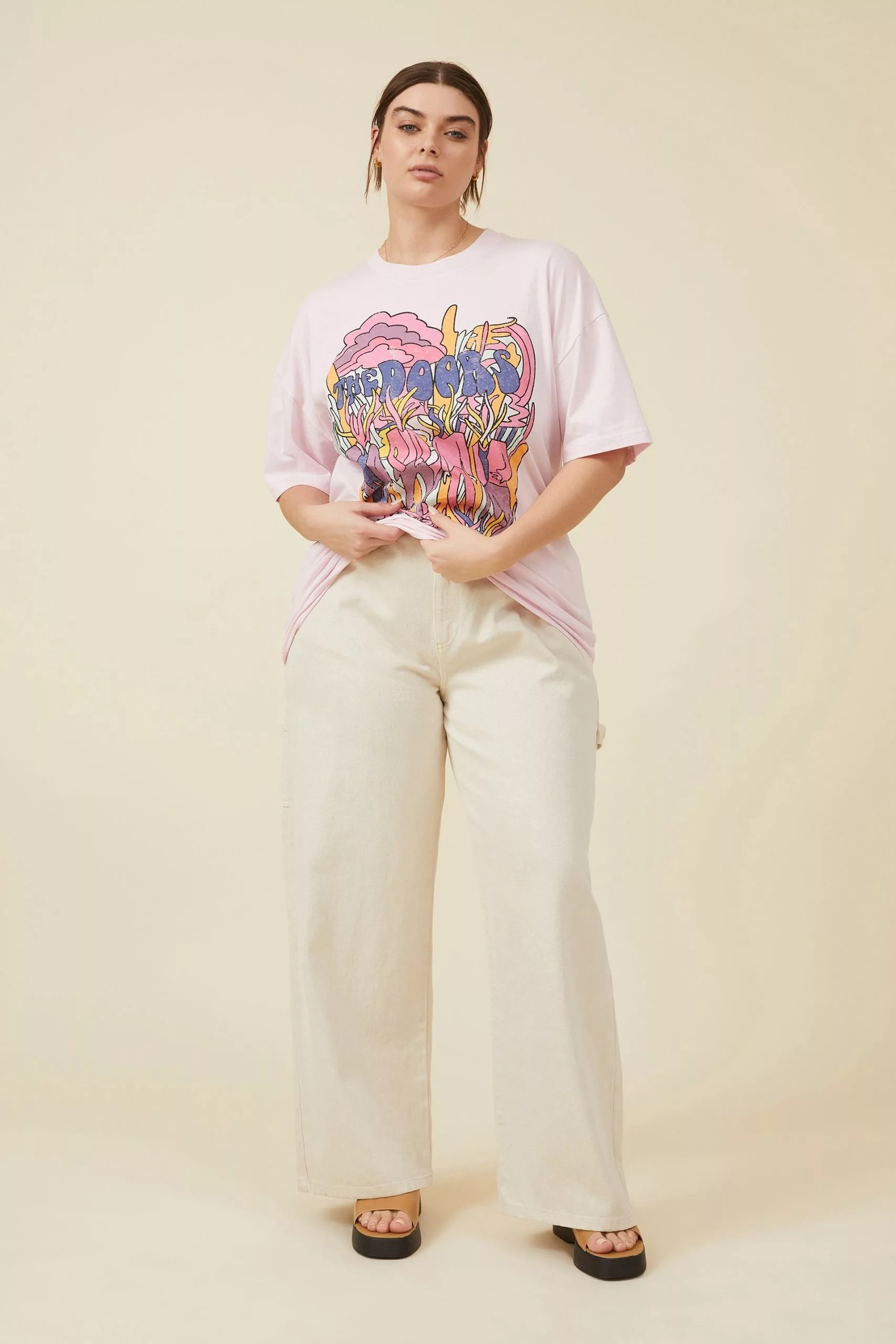 COTTON ON Curve Oversized License Band Tee - Image 2