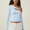 COTTON ON Cody Cut Out Long Sleeve Top