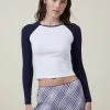COTTON ON Jesse Raglan Long Sleeve Top