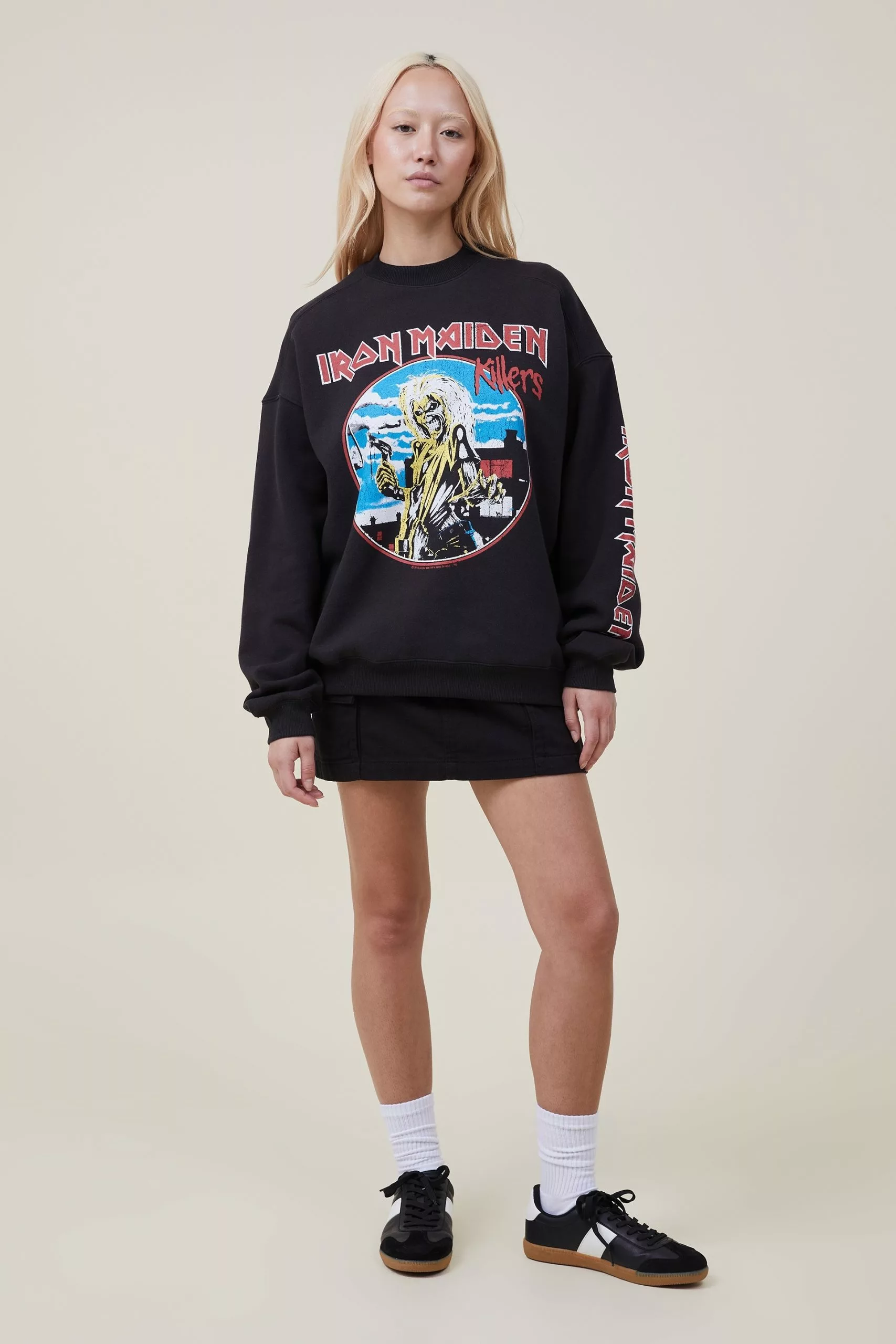 COTTON ON Graphic License Music Crew Sweatshirt - Image 2