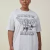 COTTON ON Curve Oversized Guns N Roses Graphic Tee