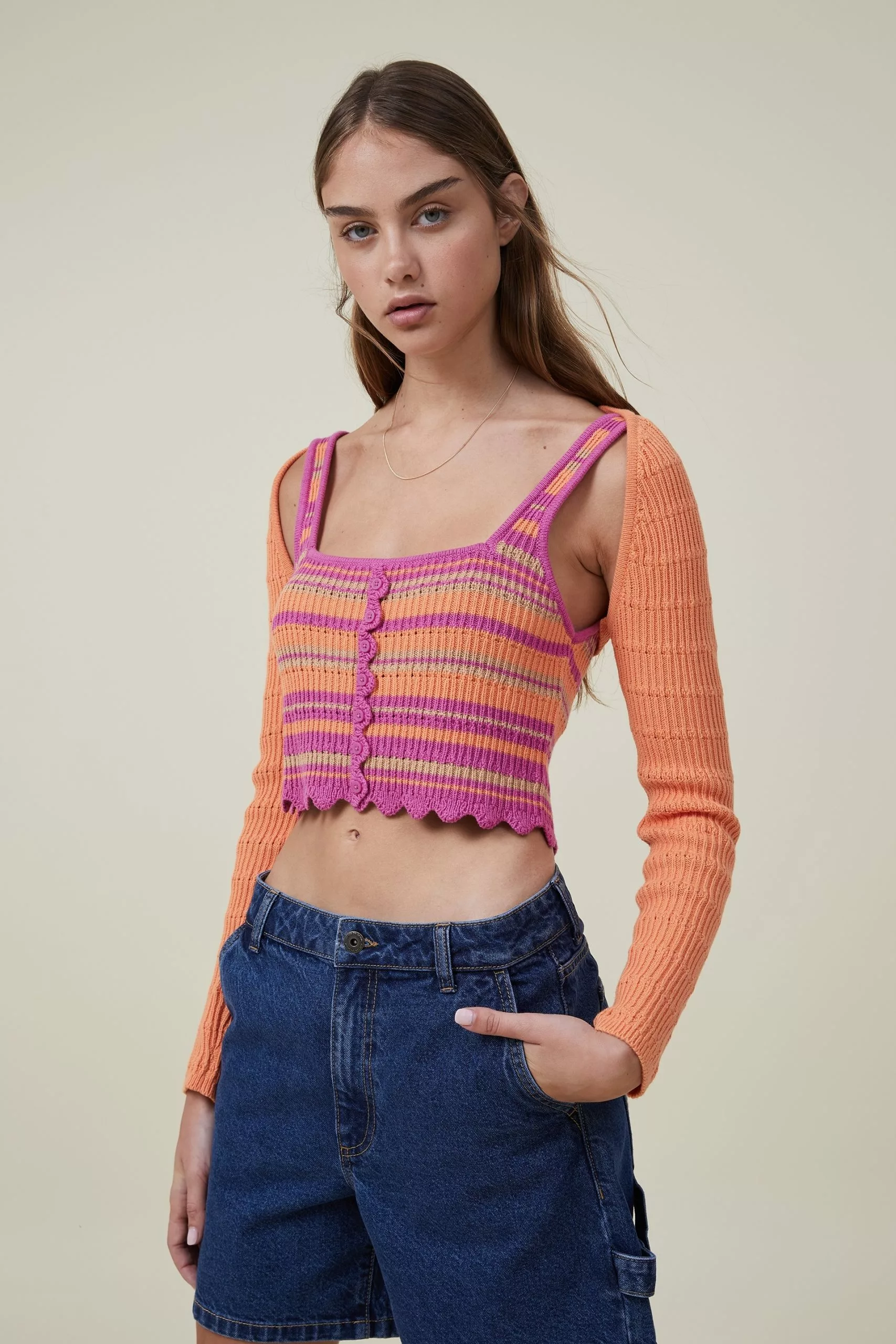 COTTON ON Open Weave Shrug