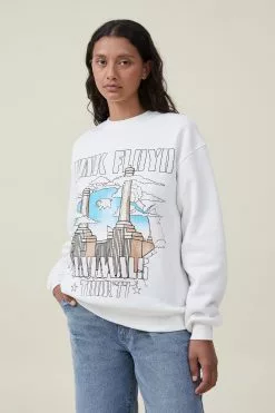 COTTON ON Pink Floyd Crew Sweatshirt