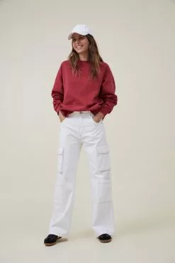 COTTON ON Classic Washed Crew Sweatshirt