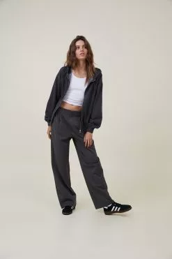 COTTON ON Classic Washed Zip-Through Hoodie