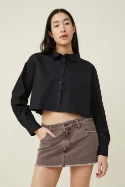 COTTON ON Cropped Dad Shirt