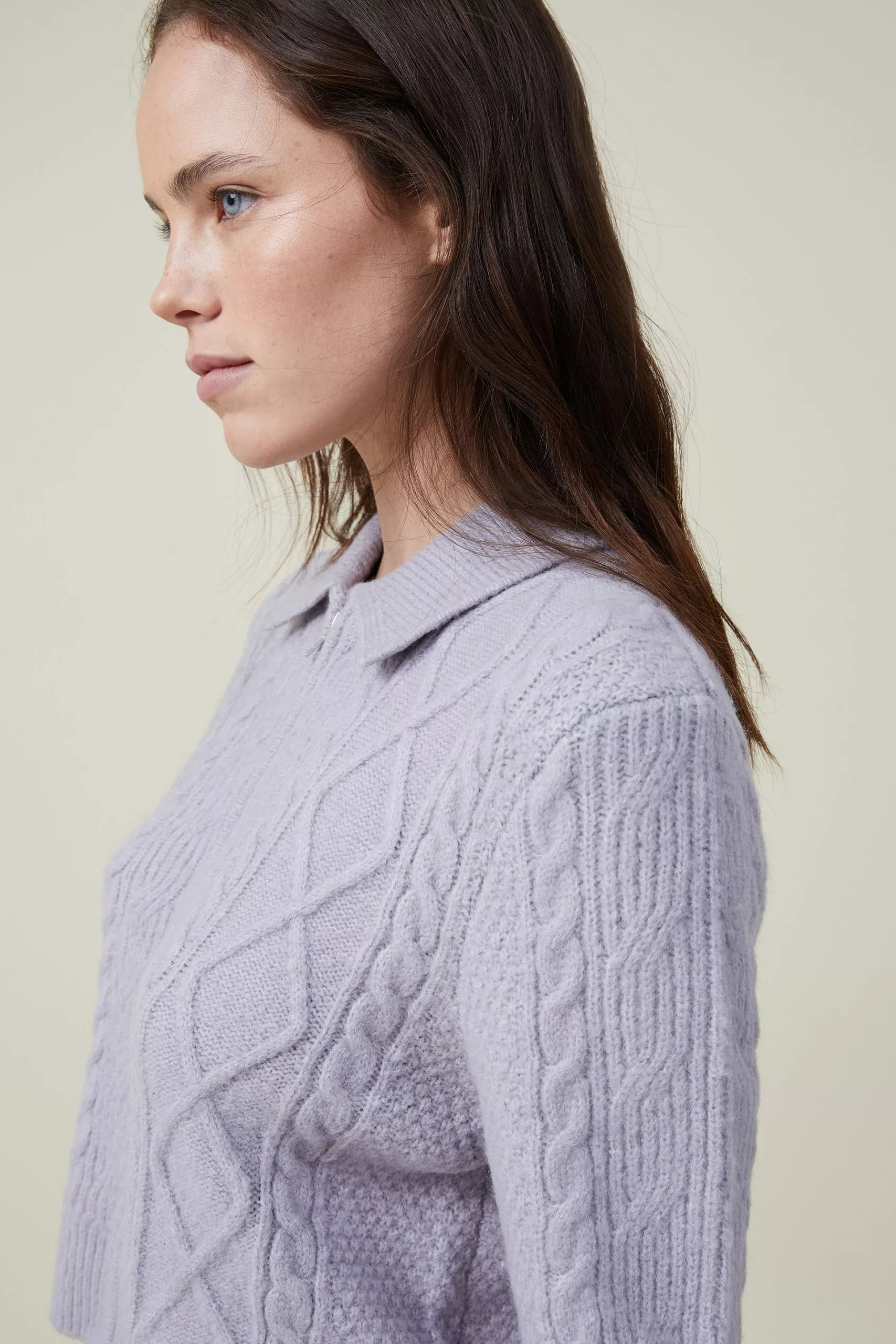 COTTON ON Zip Through Collar Cardigan - Image 4