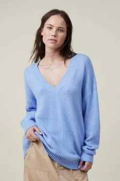 COTTON ON Blondie Oversized V Neck Pullover