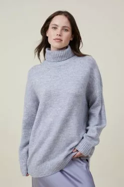 COTTON ON Blondie Oversized Roll Neck Pullover