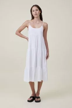 COTTON ON Organic Summer Tiered Maxi Dress