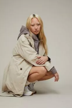 COTTON ON Drop Shoulder Trench Coat