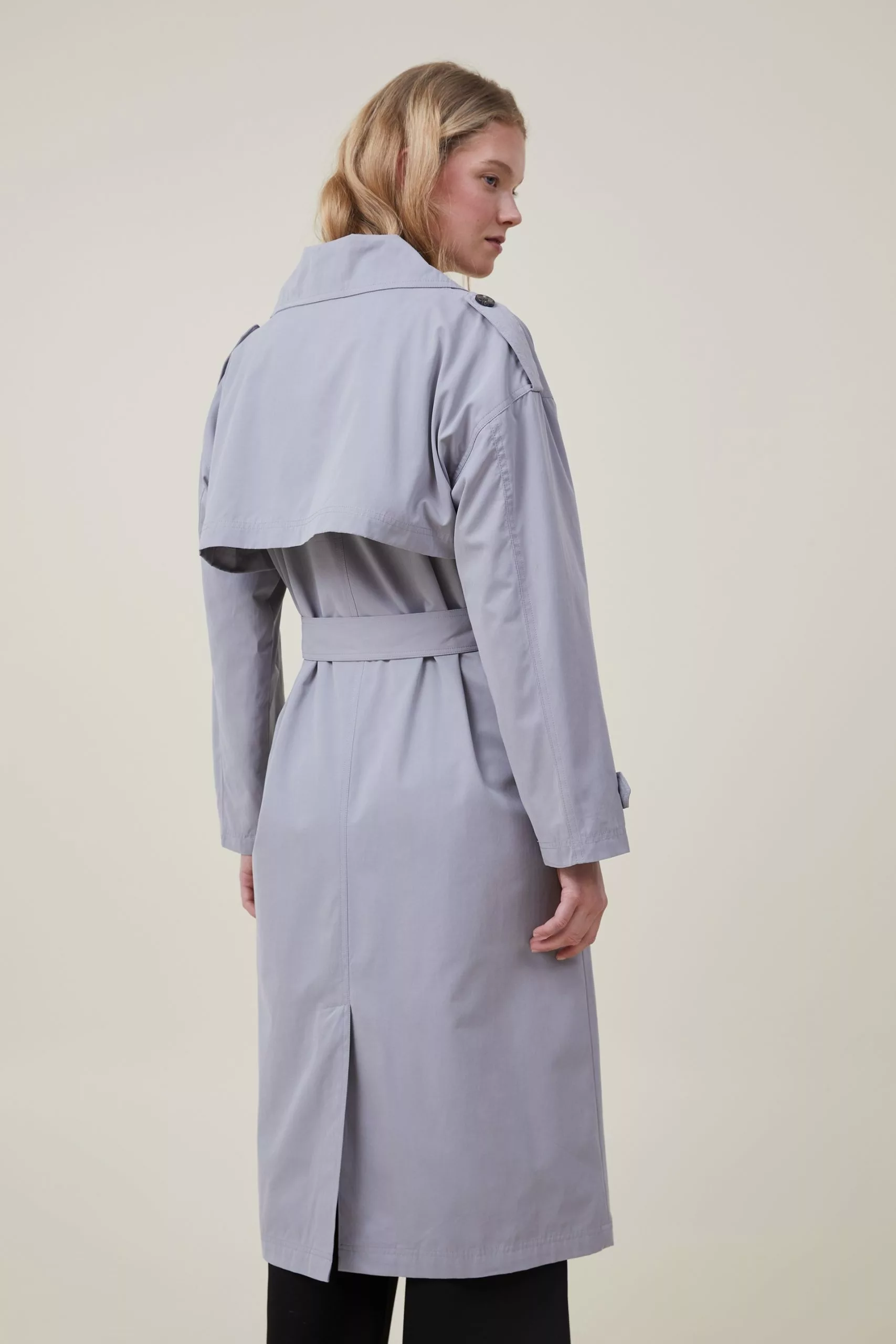 COTTON ON Drop Shoulder Trench Coat - Image 3
