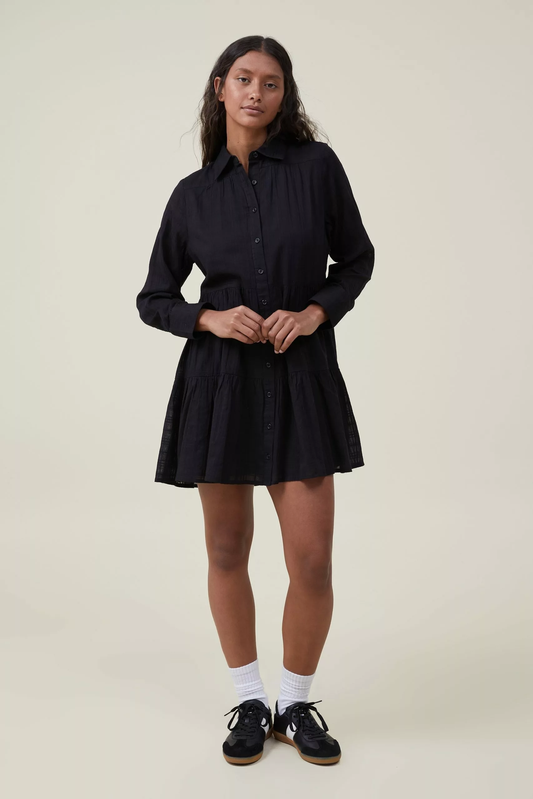 COTTON ON Shannon Button Front Shirt Mini Dress - Image 2