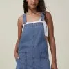 COTTON ON Denim Utility Pinafore Dress
