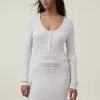 COTTON ON Henley Knit Mini Dress