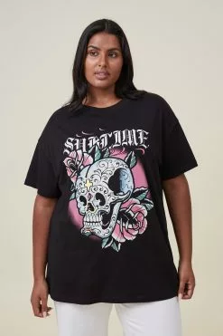 COTTON ON The Oversized Graphic License Tee