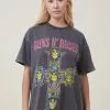 COTTON ON Oversized Fit Guns N Roses Tee