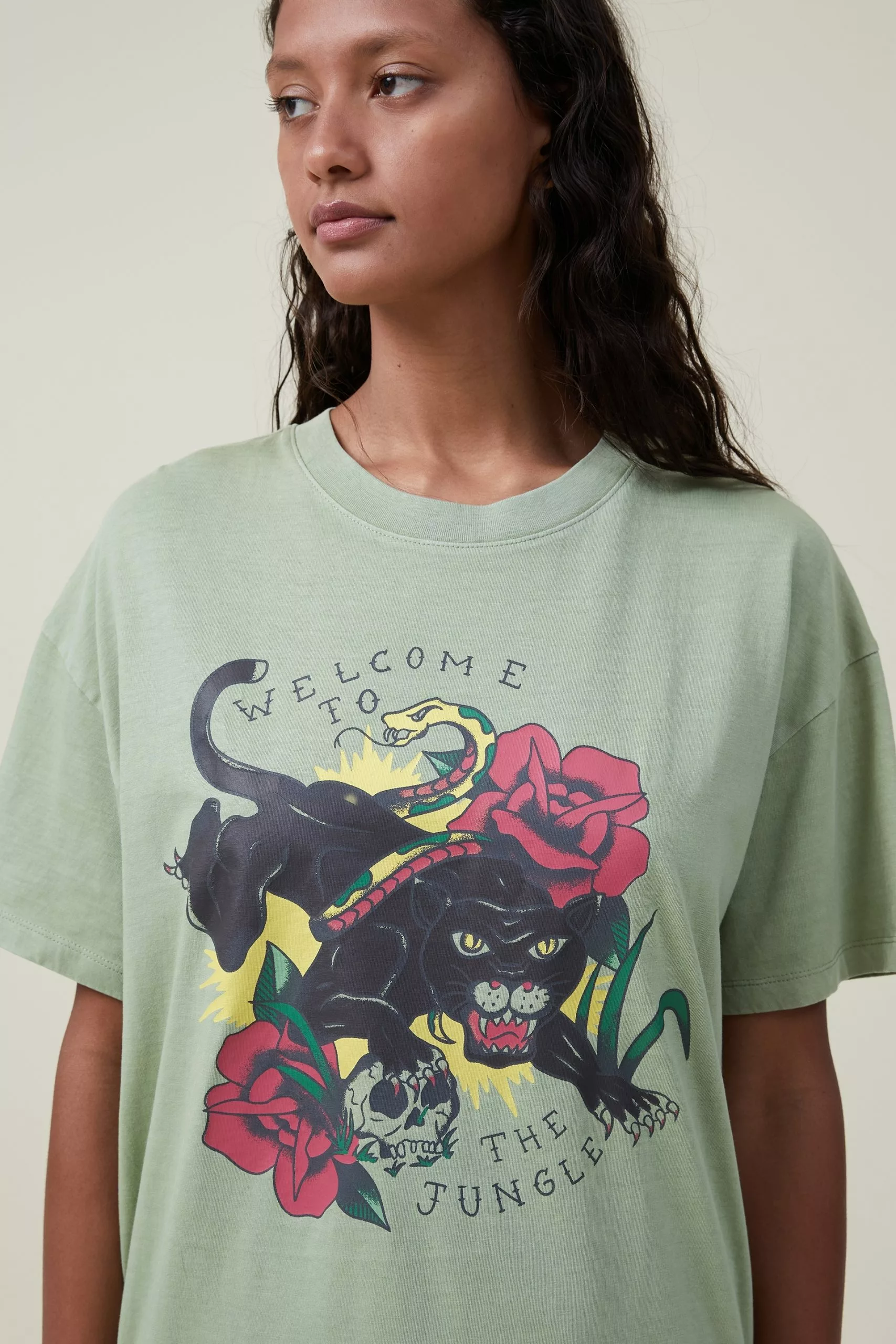 COTTON ON Oversized Fit Guns N Roses Tee - Image 4