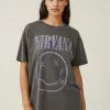 COTTON ON Oversized Fit Nirvana Tee
