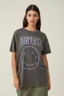 COTTON ON Oversized Fit Nirvana Tee