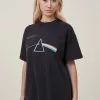 COTTON ON Oversized Fit Pink Floyd Music Tee