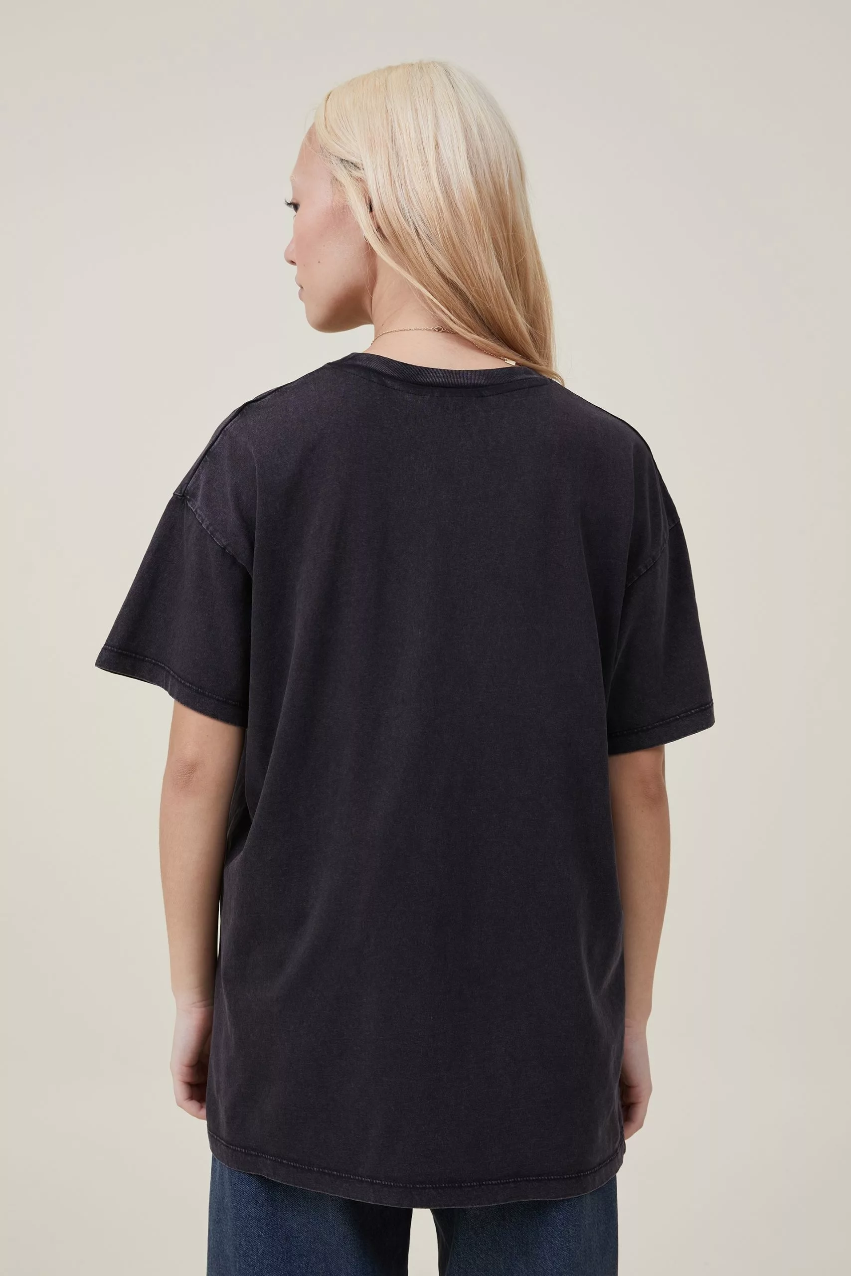 COTTON ON Oversized Fit Pink Floyd Music Tee - Image 3