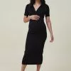 COTTON ON Maternity Friendly Polo/Collar Dress