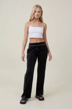 COTTON ON Velour Low Rise Pant