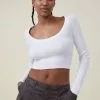 COTTON ON Urban Rib Scoop Neck Pullover
