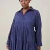 COTTON ON Curve Shannon Button Front Shirt Dress