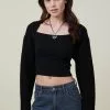 COTTON ON Loose Fit Rib Shrug