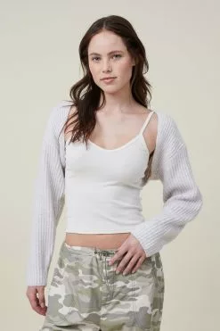COTTON ON Loose Fit Rib Shrug