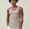 COTTON ON 2X2 Rib Tank