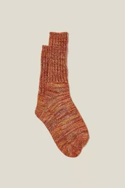 COTTON ON Chunky Knit Sock