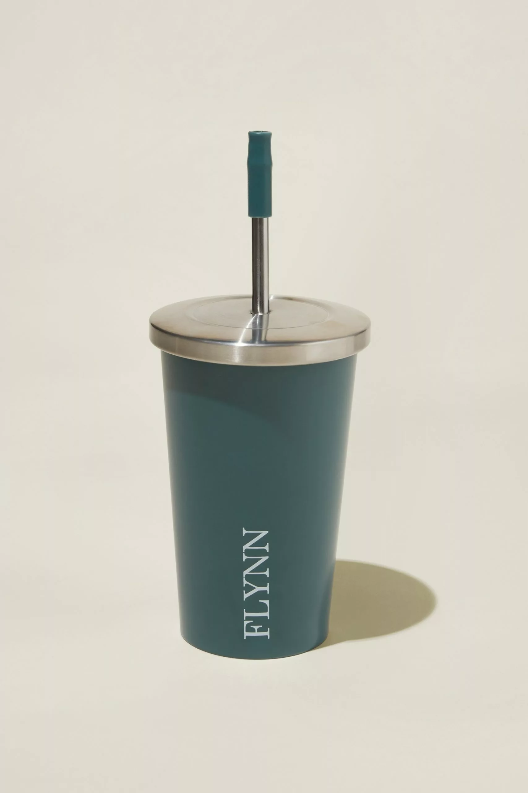 COTTON ON Metal Smoothie Cup Personalised