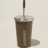 COTTON ON Metal Smoothie Cup Personalised
