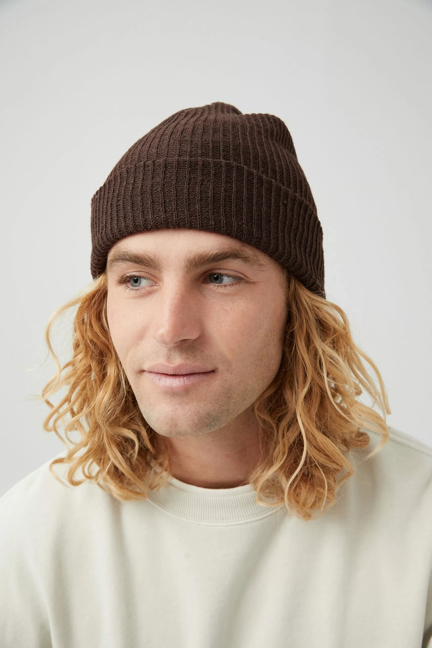 COTTON ON Ribbed Beanie - Image 2