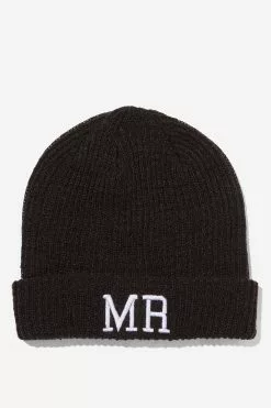 COTTON ON Ribbed Beanie Personalised