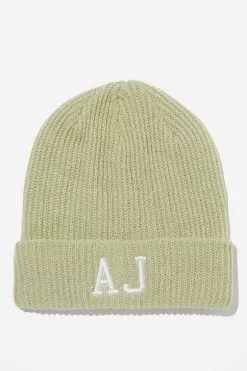 COTTON ON Ribbed Beanie Personalised