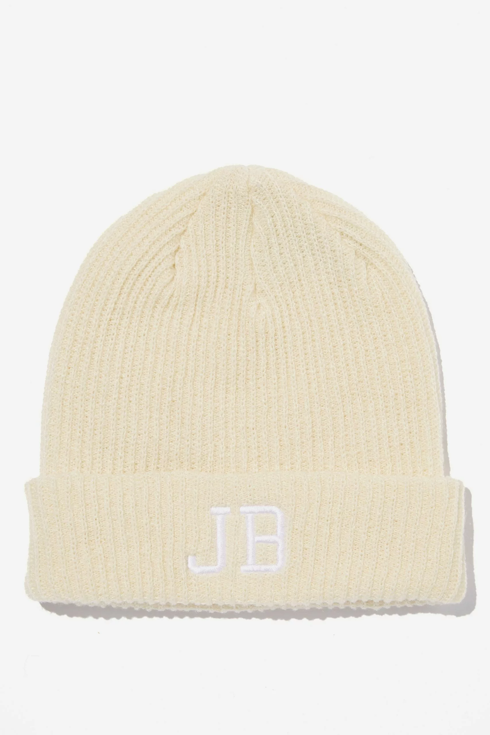 COTTON ON Ribbed Beanie Personalised