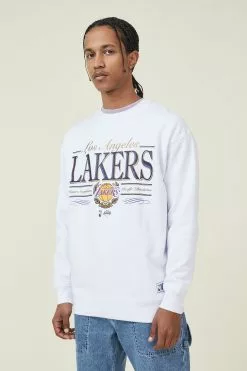 COTTON ON Active Nba Oversized Crew Fleece