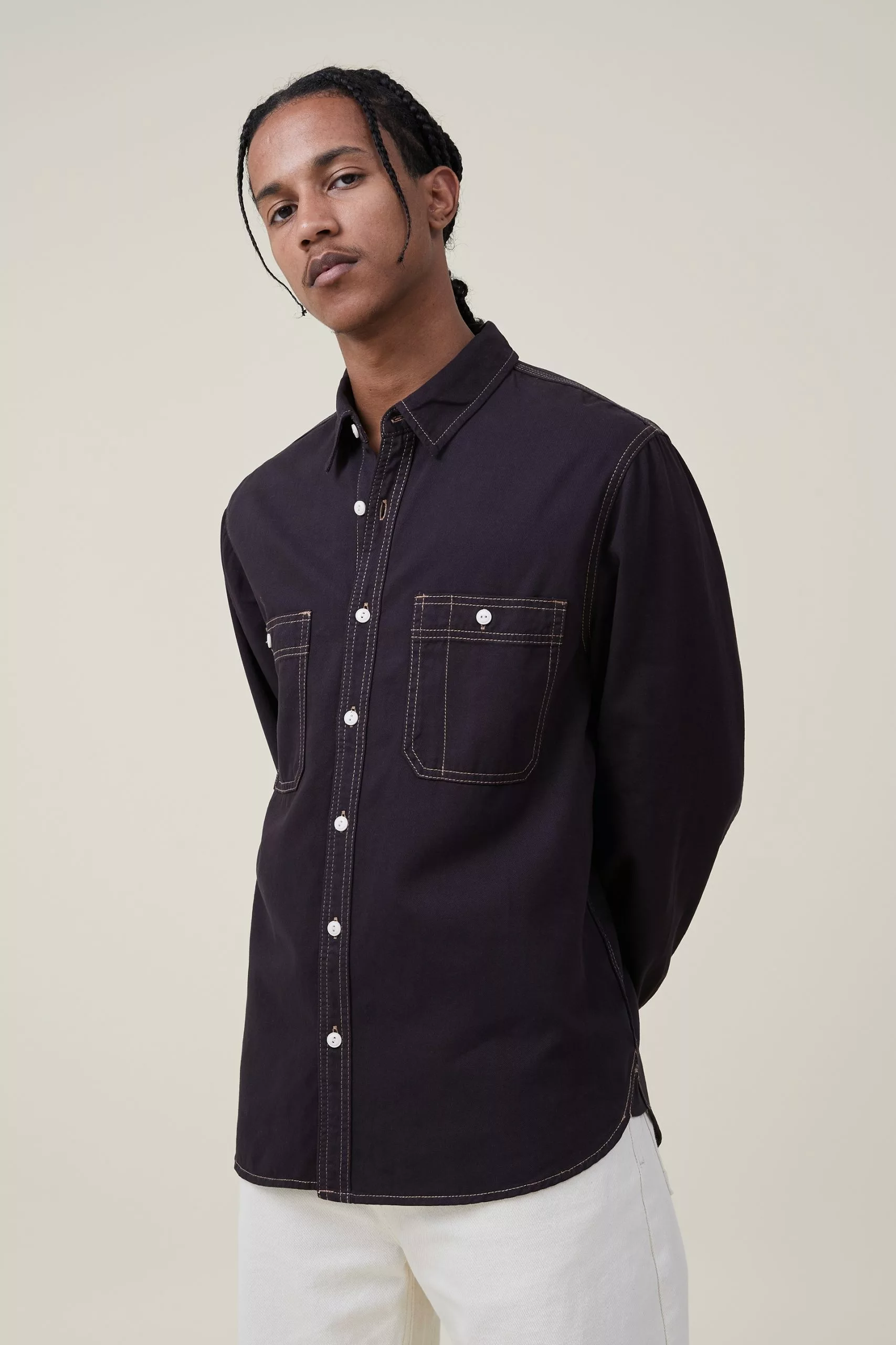 COTTON ON Brooklyn Long Sleeve Shirt