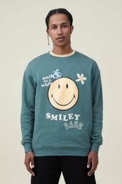 COTTON ON Smiley Crew Fleece