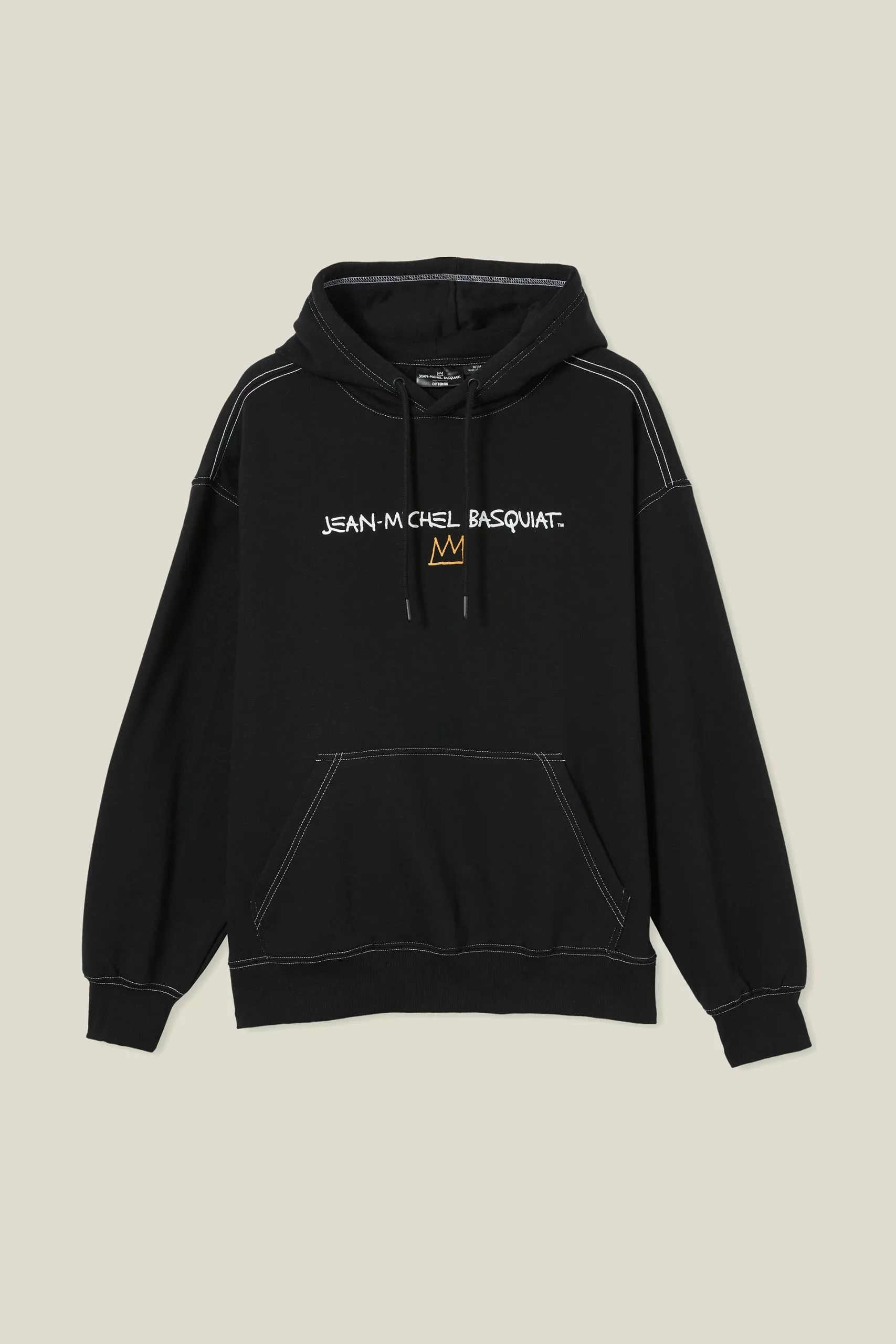 COTTON ON Basquiat Oversized Hoodie - Image 6