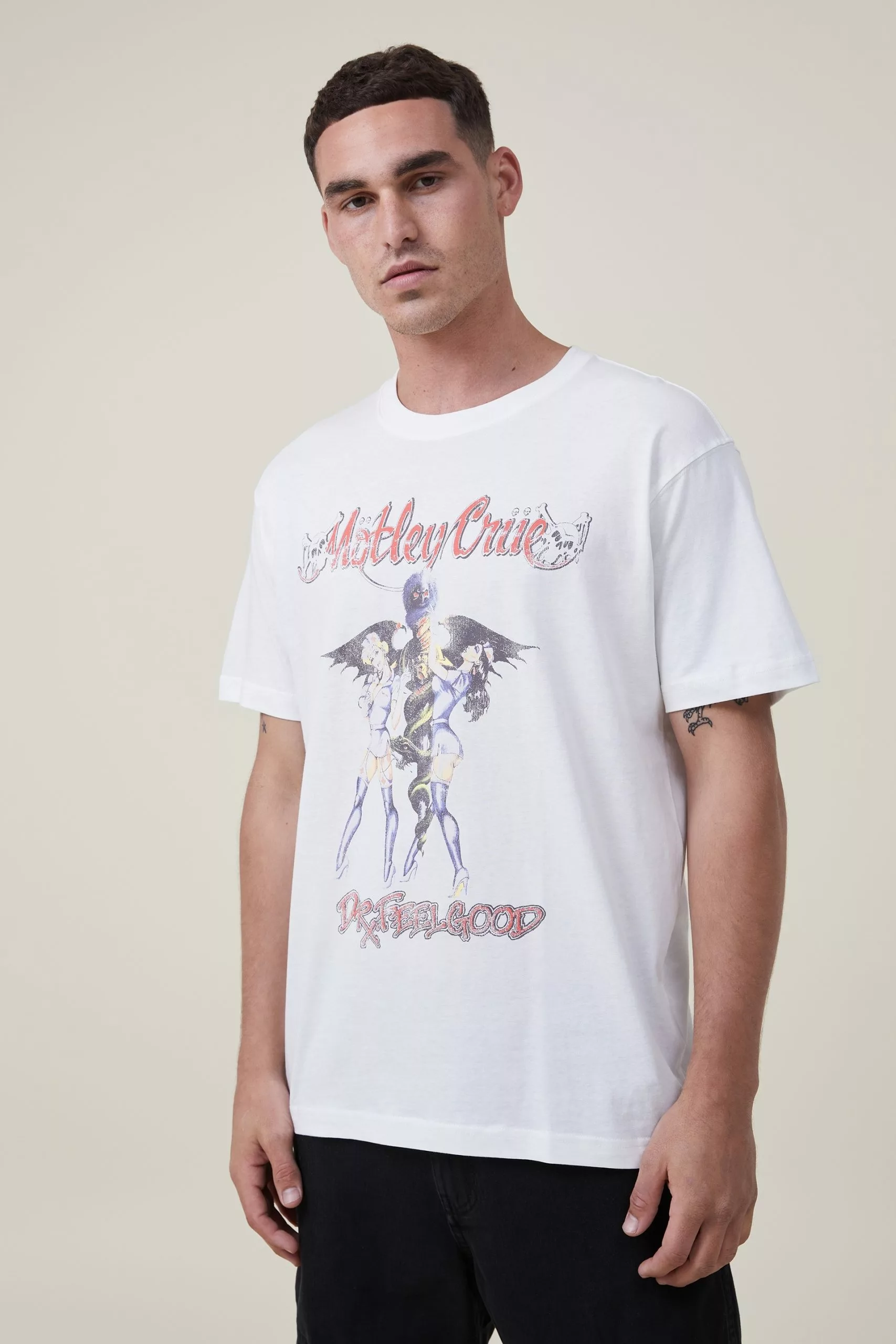 COTTON ON Loose Fit Music T-Shirt