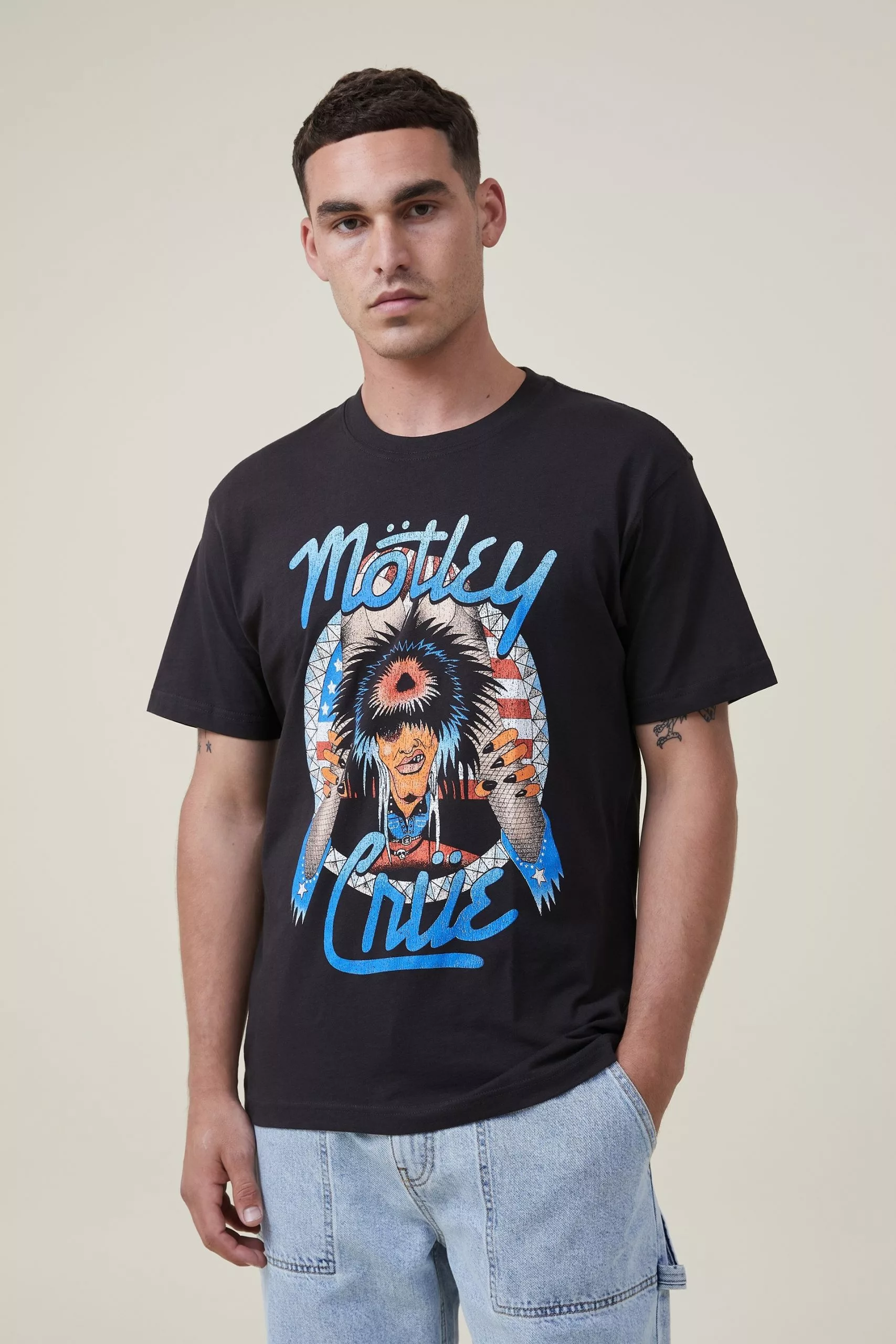 COTTON ON Loose Fit Music T-Shirt