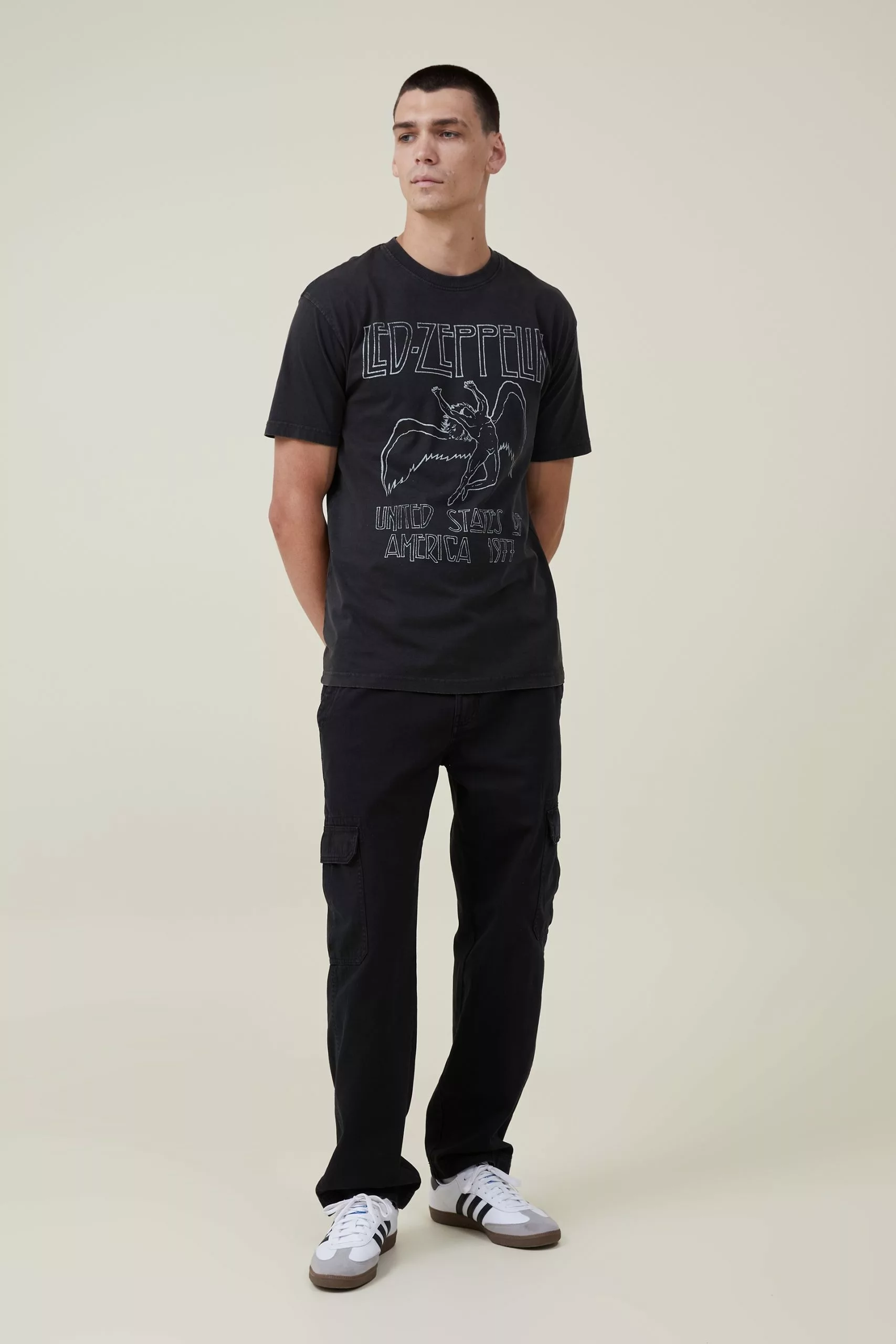 COTTON ON Premium Loose Fit Music T-Shirt - Image 2